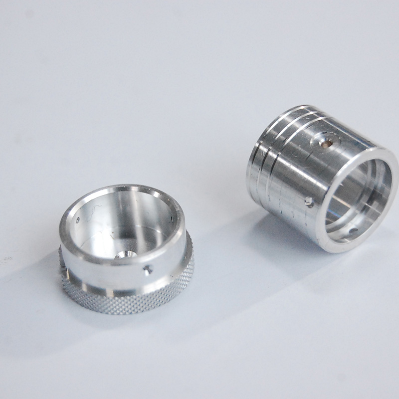 AlCu4Mg1 Aluminum turning parts with clear anodized